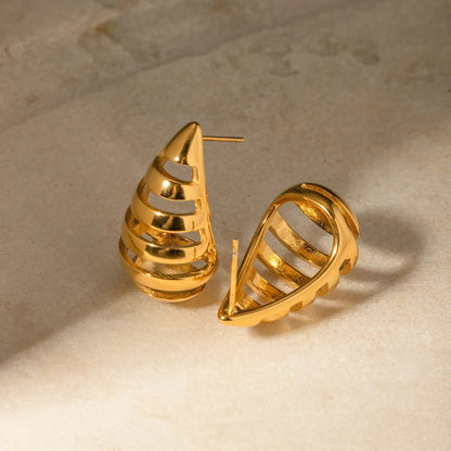 [Echo Fine]Katrin Drop Gold Earrings