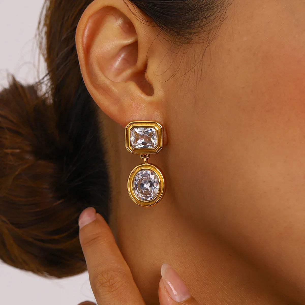 [Echo Fine]Amanda Diamond Earrings