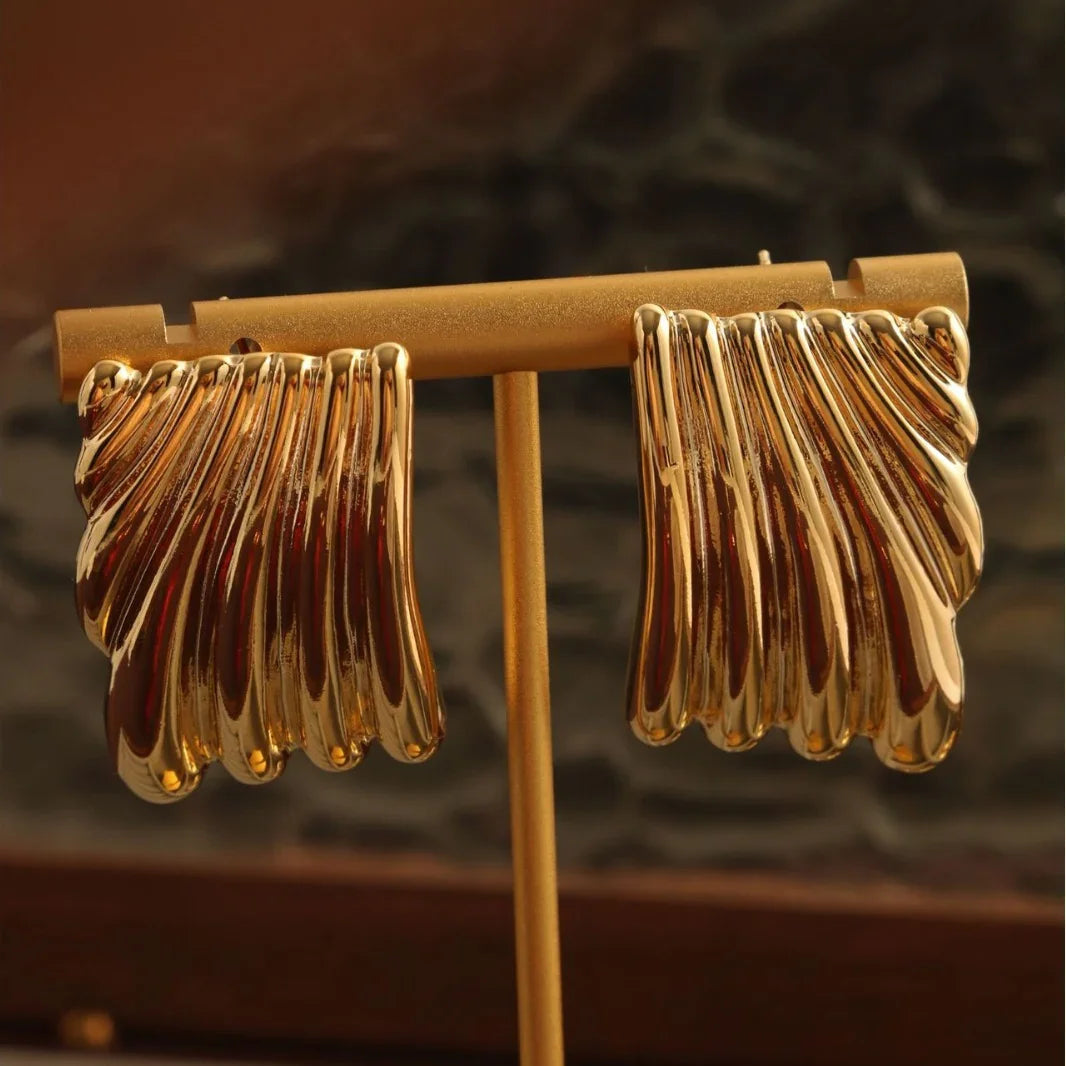 [Echo Fine]Alisa Gold Earrings