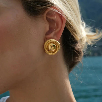 [Echo Fine]Ariadne Gold Earrings
