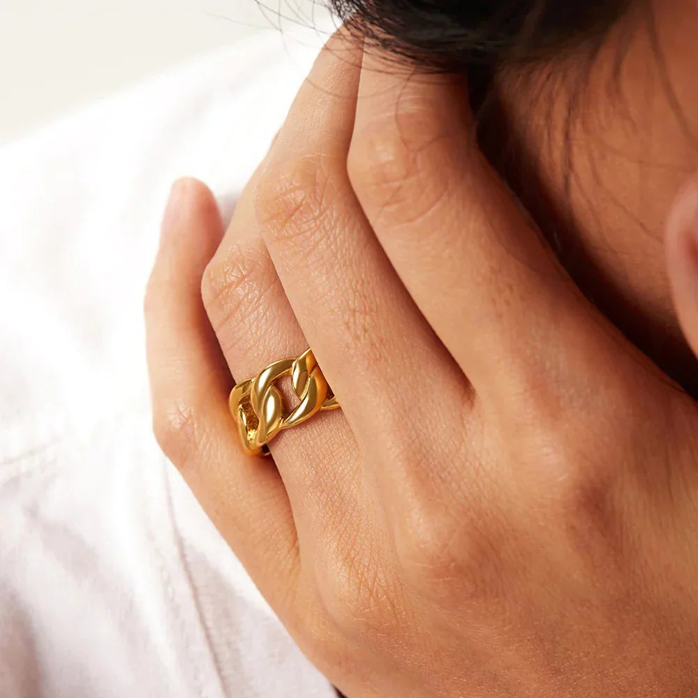 [Echo Fine]Splendor Gold Ring