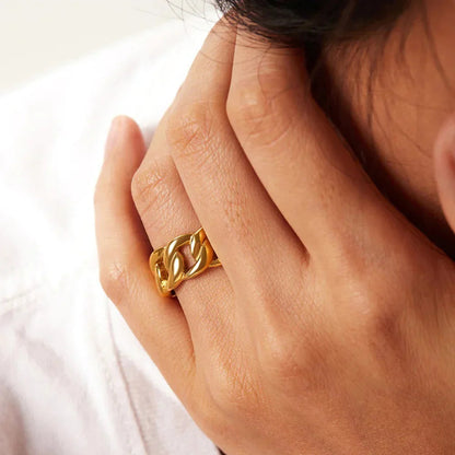 [Echo Fine]Splendor Gold Ring