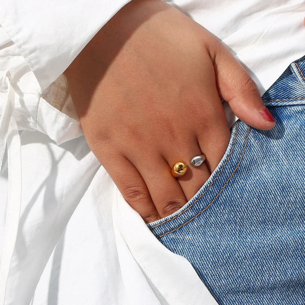 [Echo Fine]Seren Two Tone Gold Ring