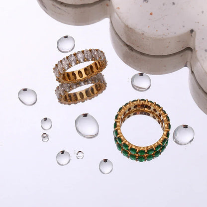 [Echo Fine]Antoinette Diamond Simulant Gold Ring