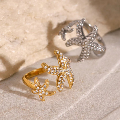 [Echo Fine]Marina Starfish Diamond Ring