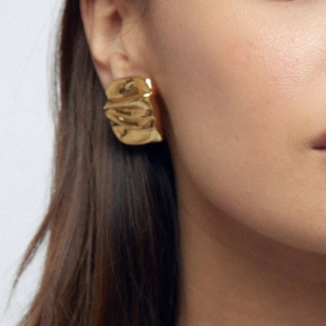 [Echo Fine]Evette Gold Earrings