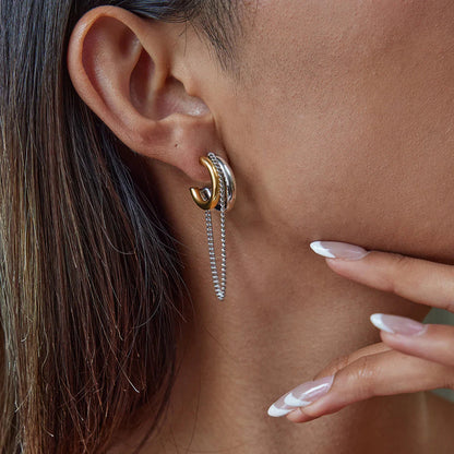 [Echo Fine]Galilea Link Chain Hoops