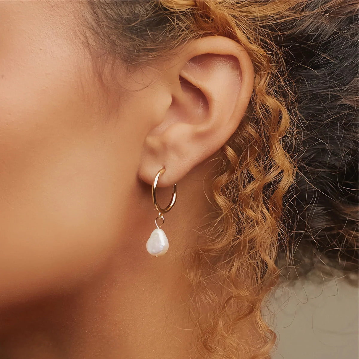 [Echo Fine]Asa Freshwater Pearl Earrings