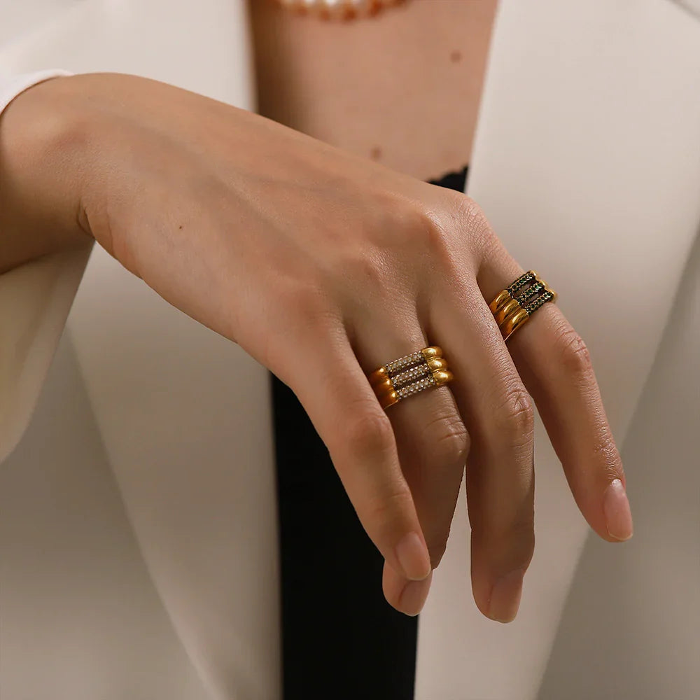 [Echo Fine]Serenity Diamond Gold Ring