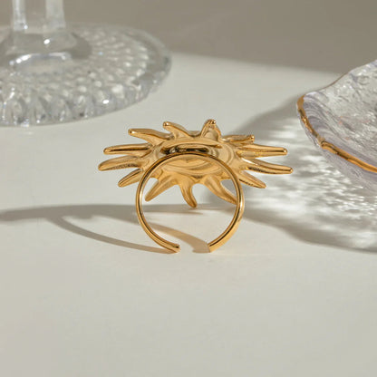 [Echo Fine]Solstice Golden Sun Ring