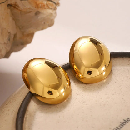 [Echo Fine]Callista Gold Bean Earrings
