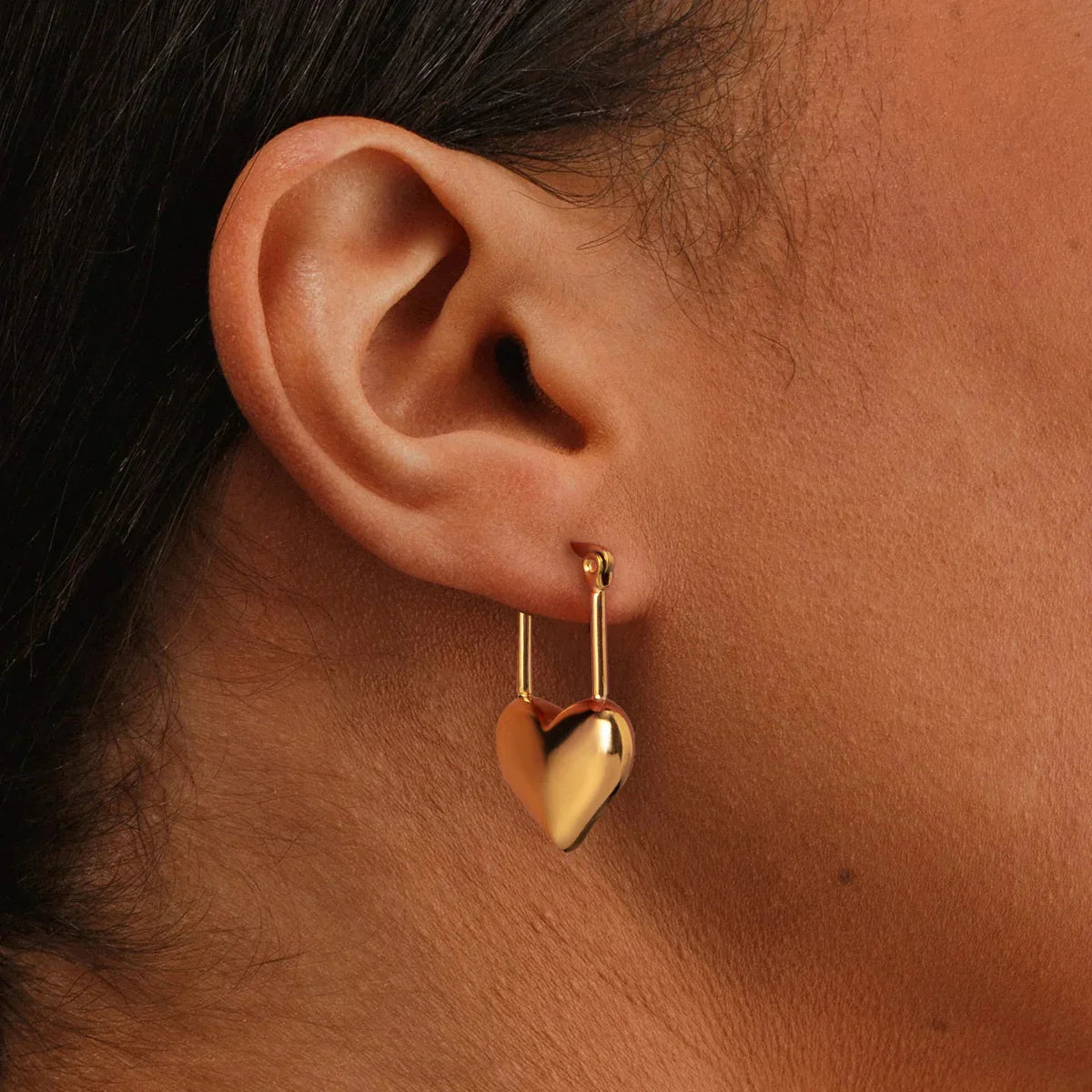 [Echo Fine]Jessamine Heart Earrings