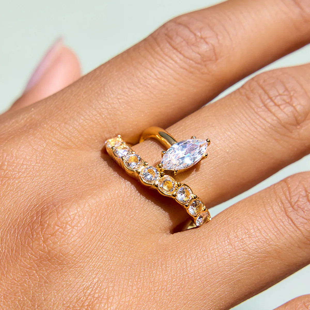 [Echo Fine]Calina Marquise Diamond Ring