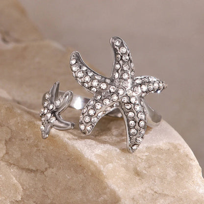 [Echo Fine]Marina Starfish Diamond Ring