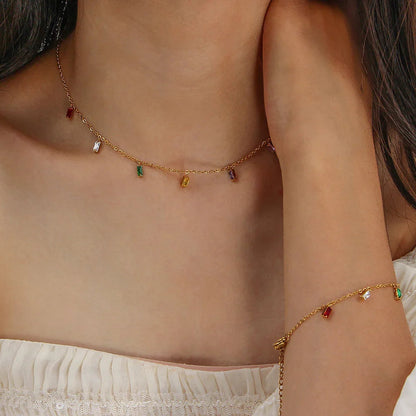 [Echo Fine]Josephine Gemstone Necklace