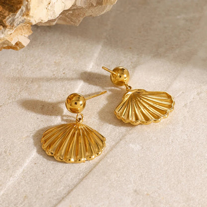 [Echo Fine]Delianna Shell Earrings