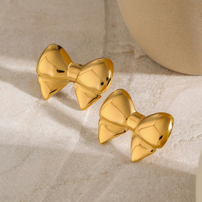 [Echo Fine]Regina Bow Earrings