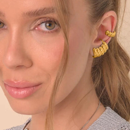 [Echo Fine]Beatrix Gold Earrings