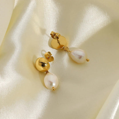 [Echo Fine]Cornelia Freshwater Pearl Earrings