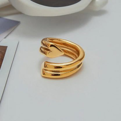 [Echo Fine]Tara Heart Twist Gold Ring