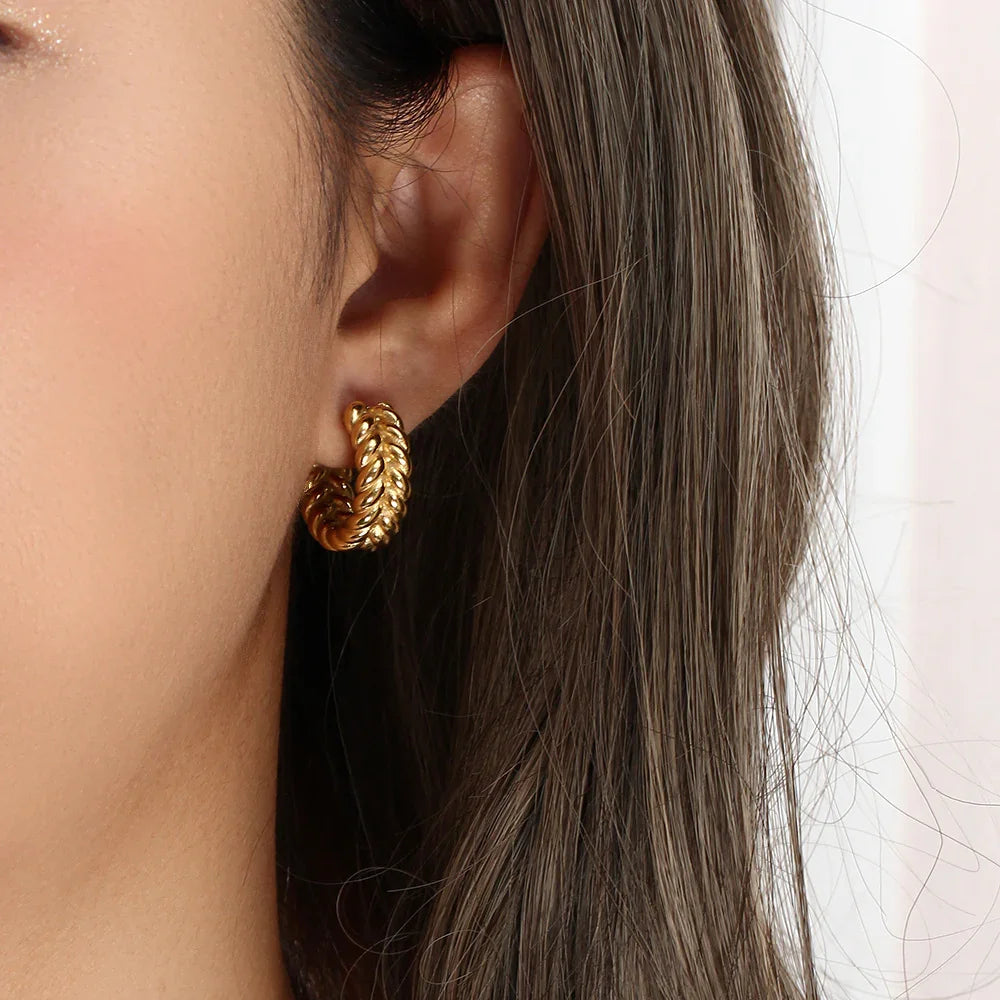 [Echo Fine]Arabella Braid Earrings