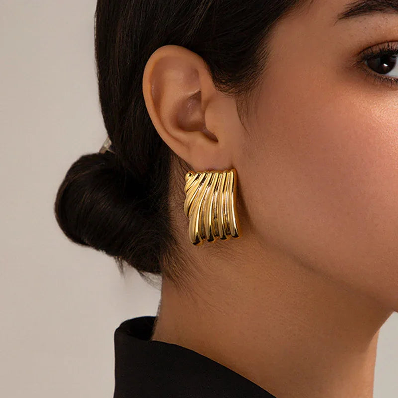 [Echo Fine]Alisa Gold Earrings
