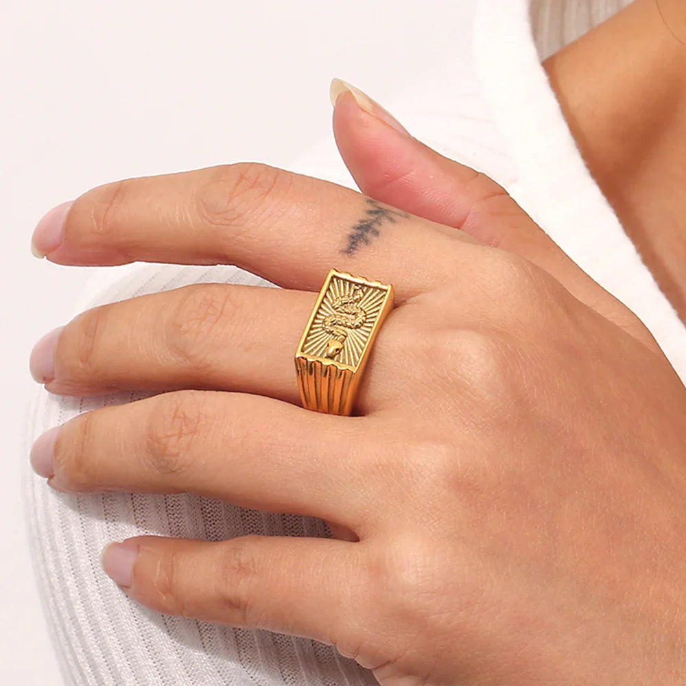 [Echo Fine]Miles Gold Ring