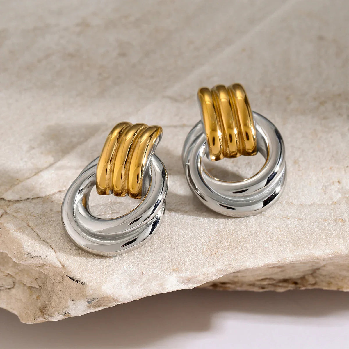 [Echo Fine]Luna Layered Hoop Earrings