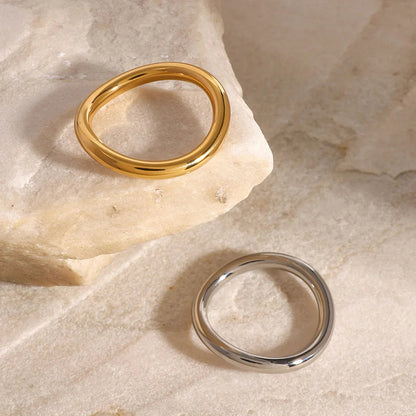 [Echo Fine]Miley Gold & Silver Layered Rings