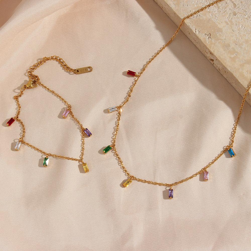 [Echo Fine]Josephine Gemstone Necklace