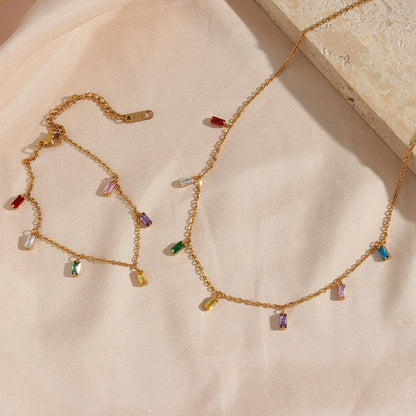 [Echo Fine]Josephine Gemstone Necklace