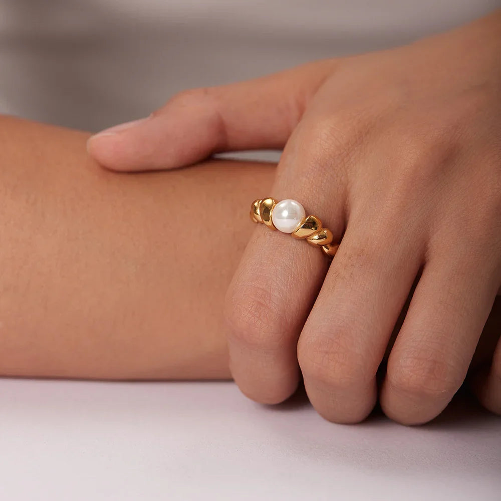 [Echo Fine]Scarlett Freshwater Pearl Ring