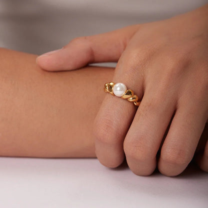 [Echo Fine]Scarlett Freshwater Pearl Ring