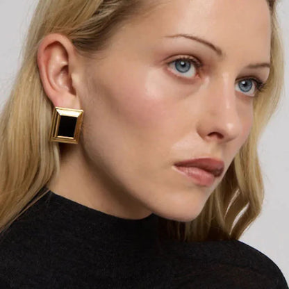 [Echo Fine]Sybil Gold Enamel Earrings