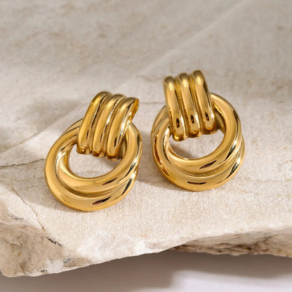 [Echo Fine]Luna Layered Hoop Earrings