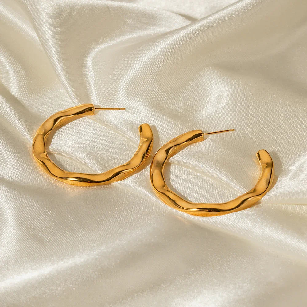 [Echo Fine]Riley Gold Earrings