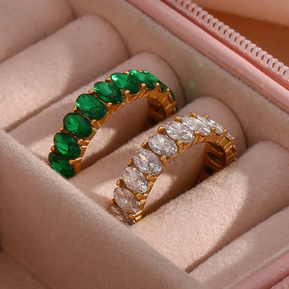 [Echo Fine]Antoinette Diamond Simulant Gold Ring