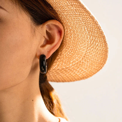 [Echo Fine]Natalia Chunky Gold Hoops