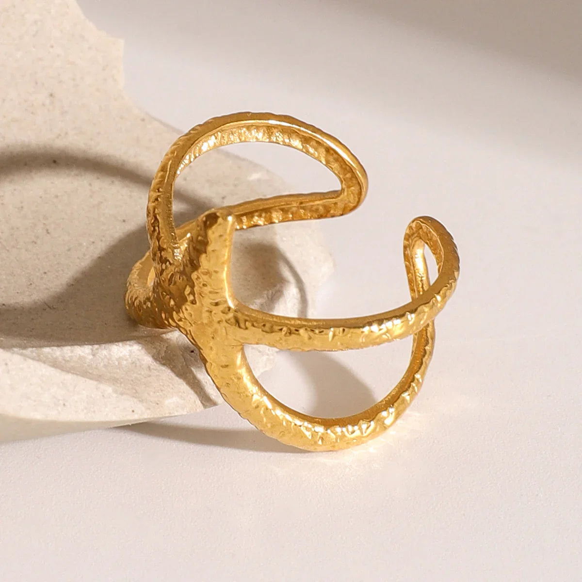 [Echo Fine]Aurelie Gold Starfish Ring
