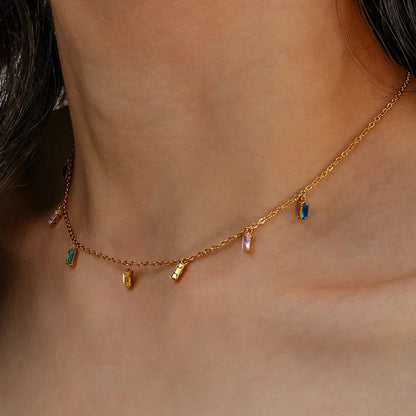 [Echo Fine]Josephine Gemstone Necklace