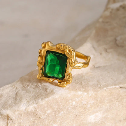 [Echo Fine]Priscilla Emerald Ring