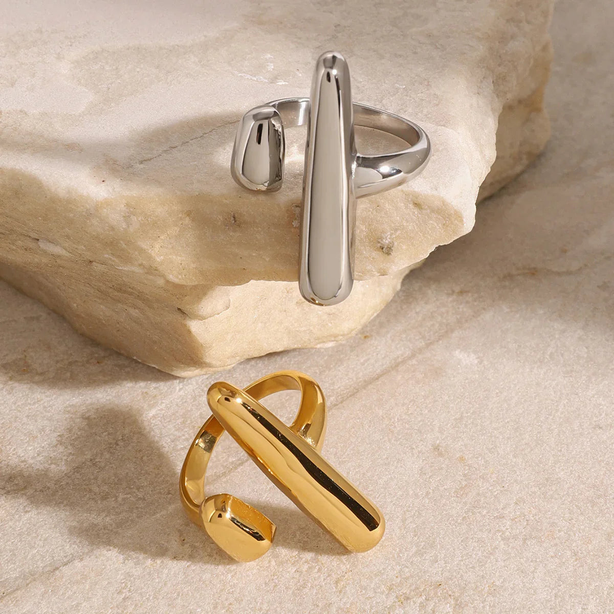 [Echo Fine]Seraphina Contemporary Gold Ring