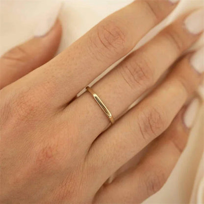 [Echo Fine]Sasha Geometric Gold Ring