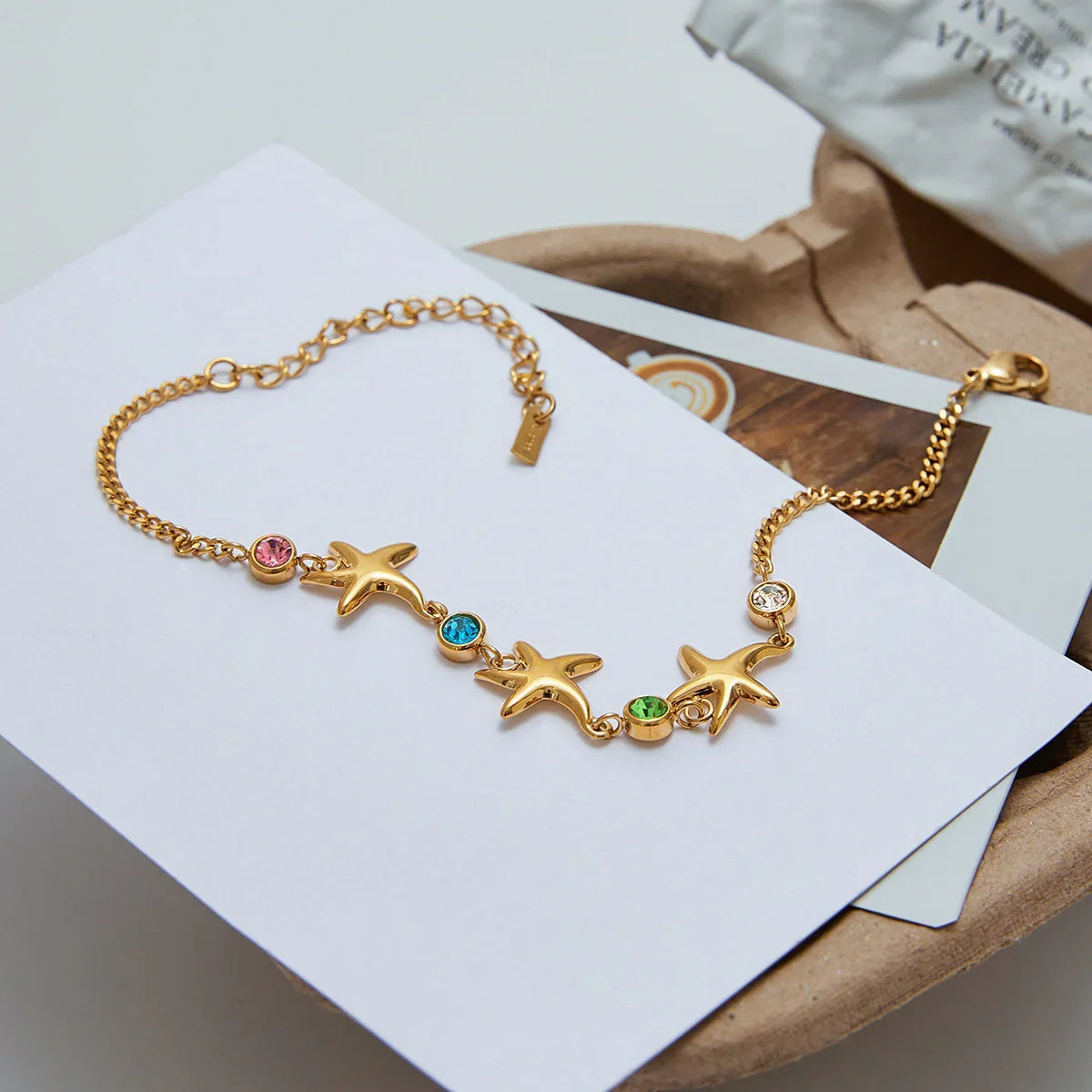 [Echo Fine]Kristine Golden Starfish Bracelet