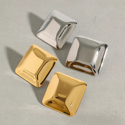 [Echo Fine]Fischer Chunky Pillow Earrings