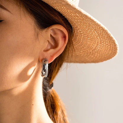[Echo Fine]Natalia Chunky Gold Hoops