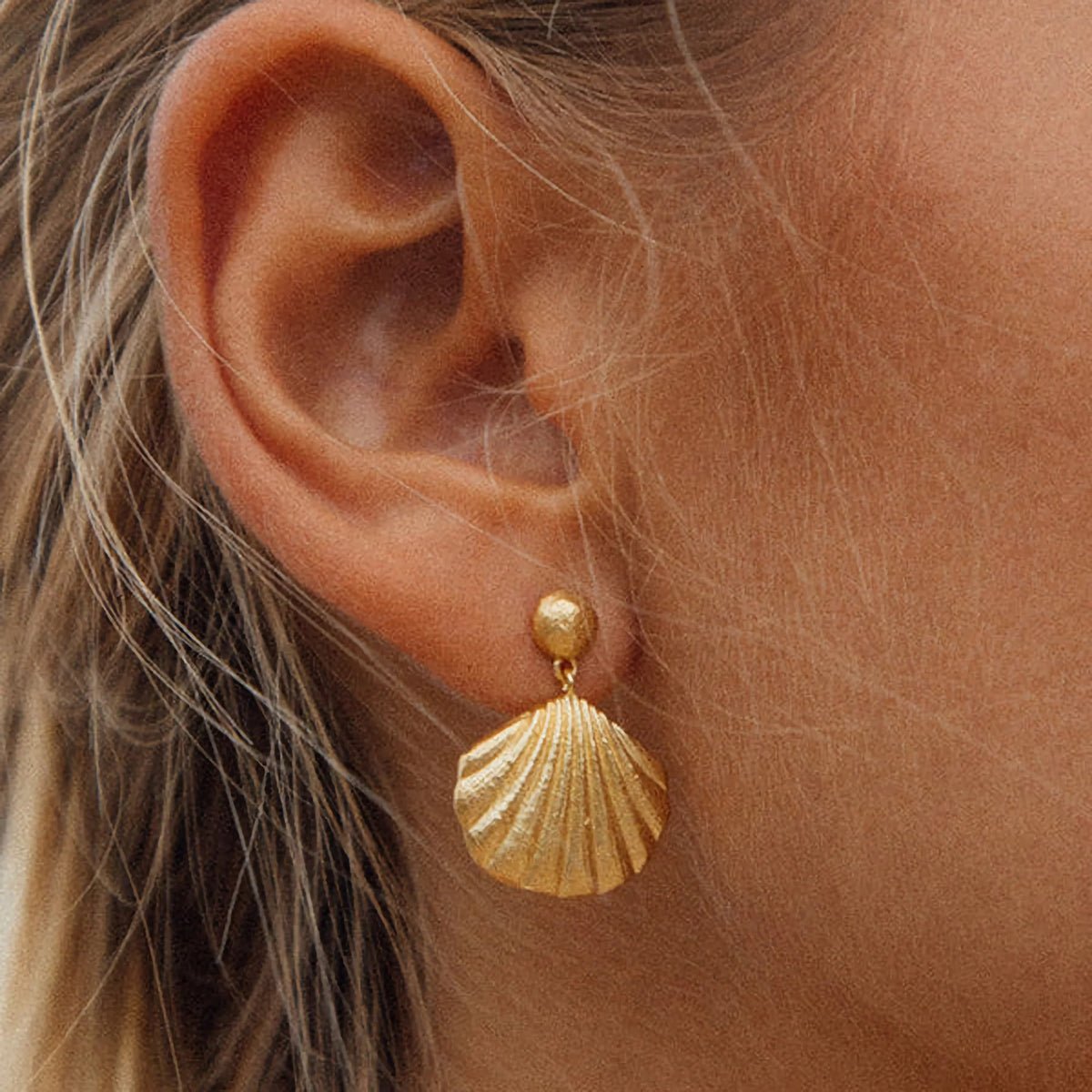 [Echo Fine]Delianna Shell Earrings