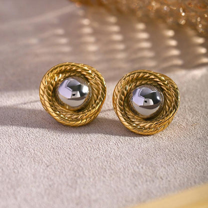 [Echo Fine]Ariadne Gold Earrings