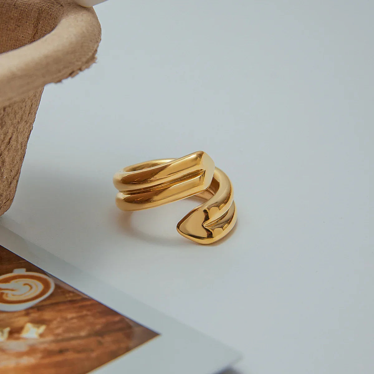 [Echo Fine]Tara Heart Twist Gold Ring
