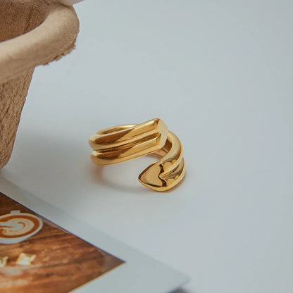 [Echo Fine]Tara Heart Twist Gold Ring